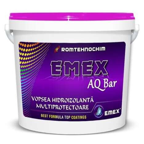 Vopsea Hidroizolanta ?Emex AQ Bar? - Alb - Bid. 10 Kg